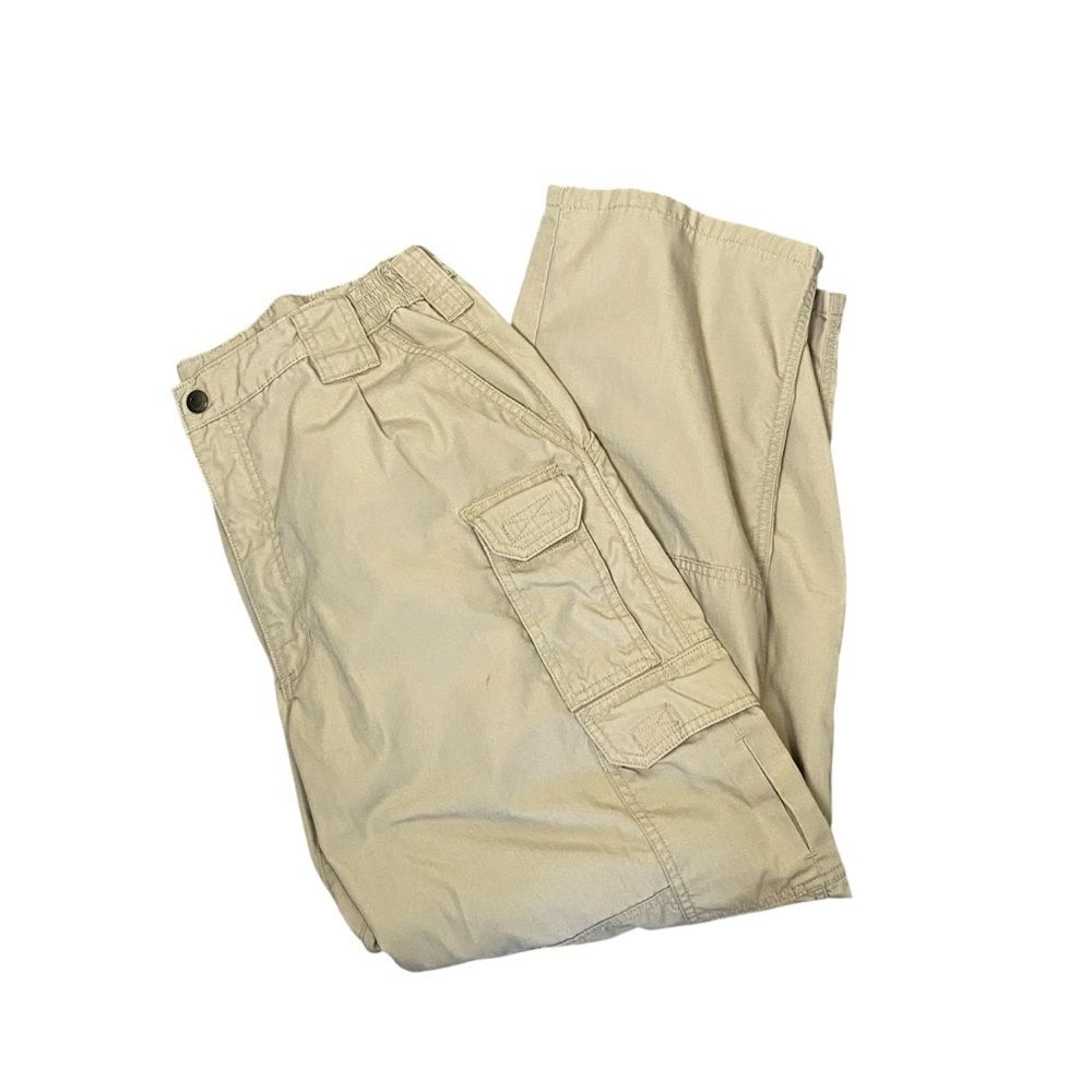 5.11 Tactical Khaki Cargo Workwear Straight Leg Pants Men's Size 36/30